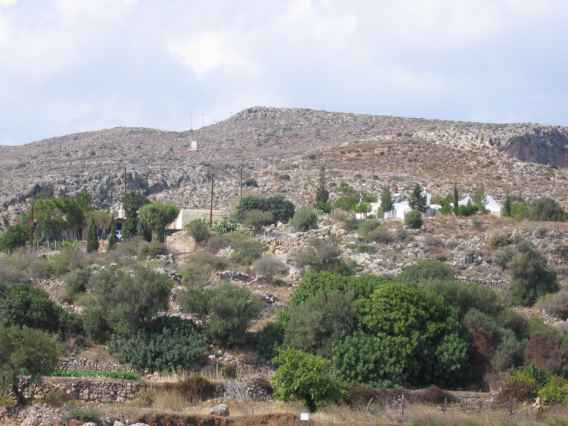 picture of old center at Kato Zakros front